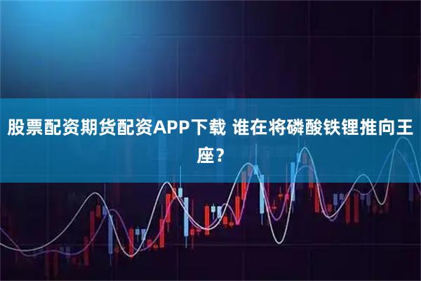 股票配资期货配资APP下载 谁在将磷酸铁锂推向王座？